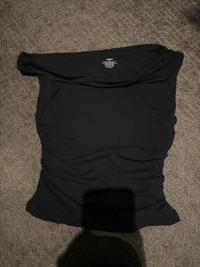 Women’s Black Off-Shoulder Tube Tank Top